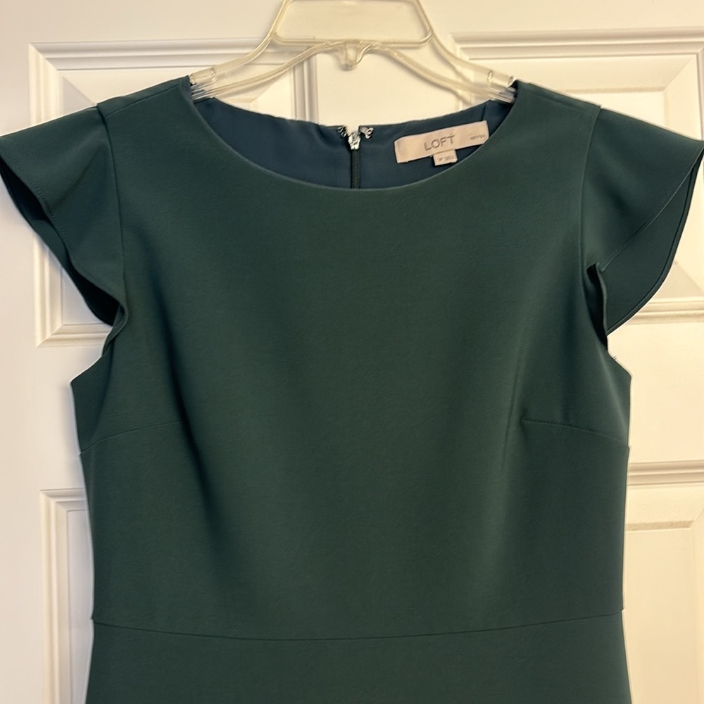 Loft Flutter Sleeve Dress